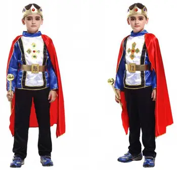 

2015 Boys New Cosplay Costumes Handsome Princess King Clothing Kids Cute Party Dress Baby Boys Performance Costumes for Sale