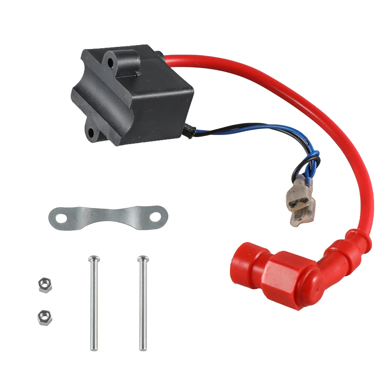 

Pouvoir Red Wire Ignition Coil CDI Suitable For 49cc 60cc 66cc 80cc Motorized Bike High Performance