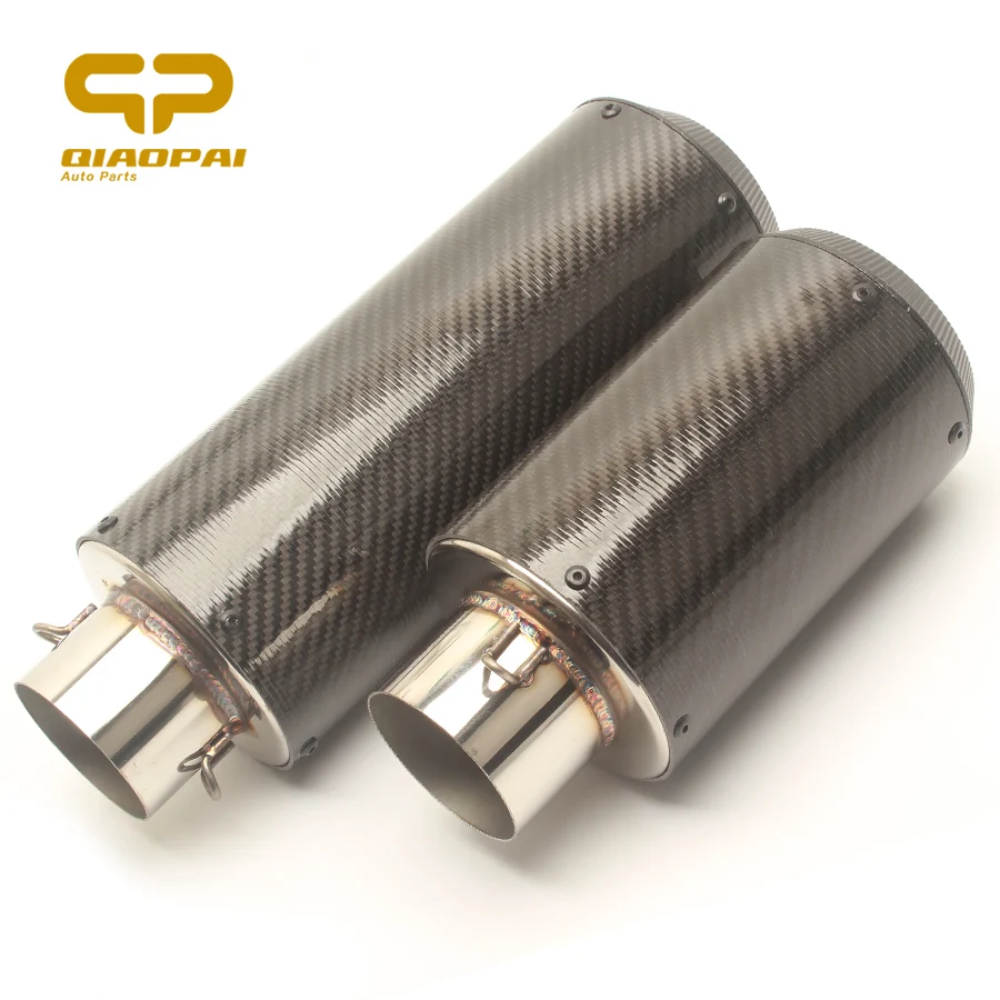 Universal motocicleta Escape 60mm Escape de carbono 61mm silenciador DB asesino Escape Moto Pitbike AR para BMW S1000RR HONDA CBR1000RR