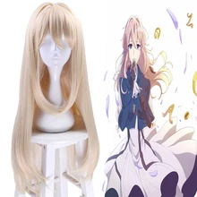 Anime Violet Evergarden Cosplay Wigs Evergarden Cosplay Hair Wig Heat Resistant Synthetic Wig Halloween Party Women Cosplay Wig цена Anime Violet Evergarden Cosplay Wigs Evergarden Cosplay Hair Wig Heat Resistant Synthetic Wig Halloween Party Women Cosplay Wig цены онлайн