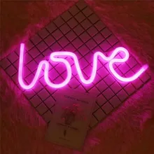 

YHINT decorative LED Neon night Lights in Flamingo Cactus heart Clouds design for wedding party kids room novelty luminaria mesa