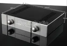 Douk Audio New Aluminum Chassis Amplifier Enclosure DIY Case DAC House Box (W320*H70*D248mm)