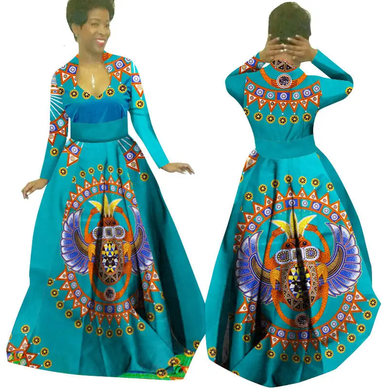 African-Wax-Print-Maxi-Dresses-Dashiki-Plus-Size-Traditional-African-Clothes-for-Women-Full-Sleeve-Long(2)