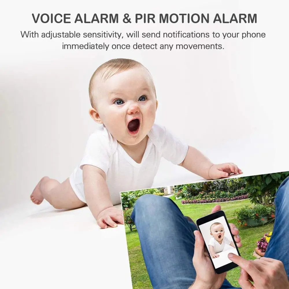 WiFi мини камера 720P Full HD Беспроводная видеокамера с датчиком движения ночного
