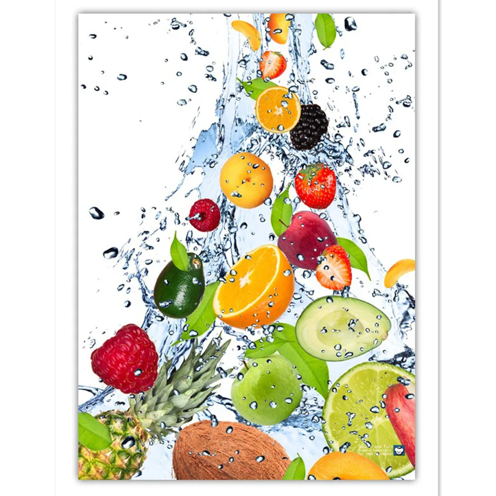 

New Needlework Resin Diamond Embroidery Fruits Diy Diamond Painting Pictures Of Rhinestones Full Drill Diamond mosaic diamond