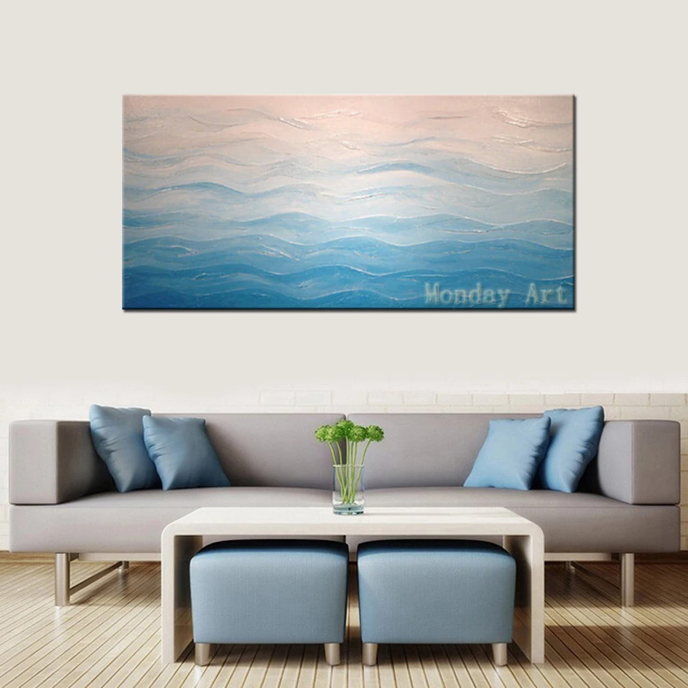 

Hand Painted Abstract Oil Painting Wall Decor handpainted Canvas Painting colorful picture wall art For Living Room Decoration