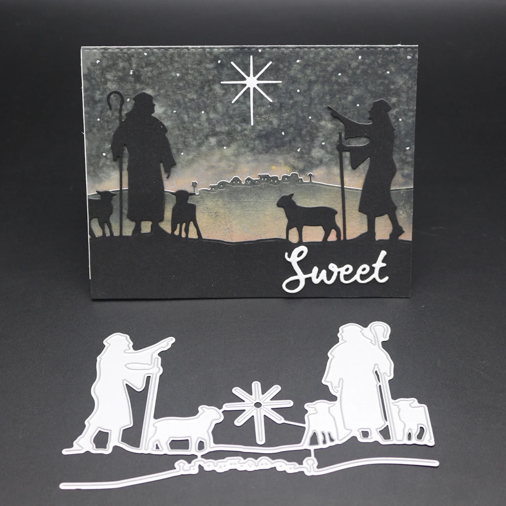 14X7-8cm-Christmas-Dies-Metal-Cutting-Dies-new-2018-scrapbooking-dies-metal-Die-Cuts-background-for