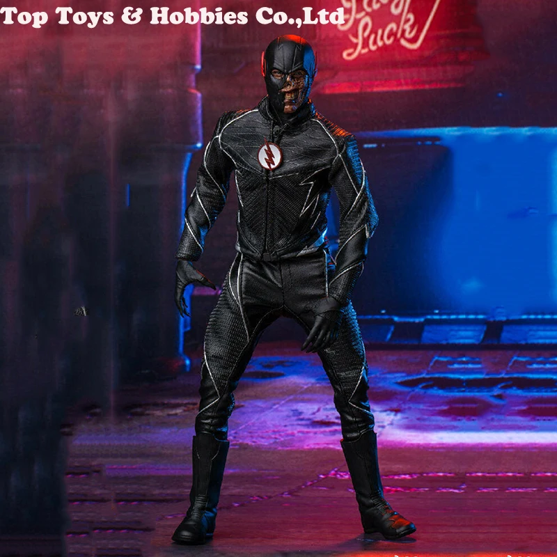 Voor collection Soosootoys SST010 1/6 Dark Speedster Zwart Flash Figuur Box Volledige Set pop collectie Voor collection Soosootoys SST010 1/6 Dark Speedster Zwart Flash Figuur Box Volledige Set pop collectie