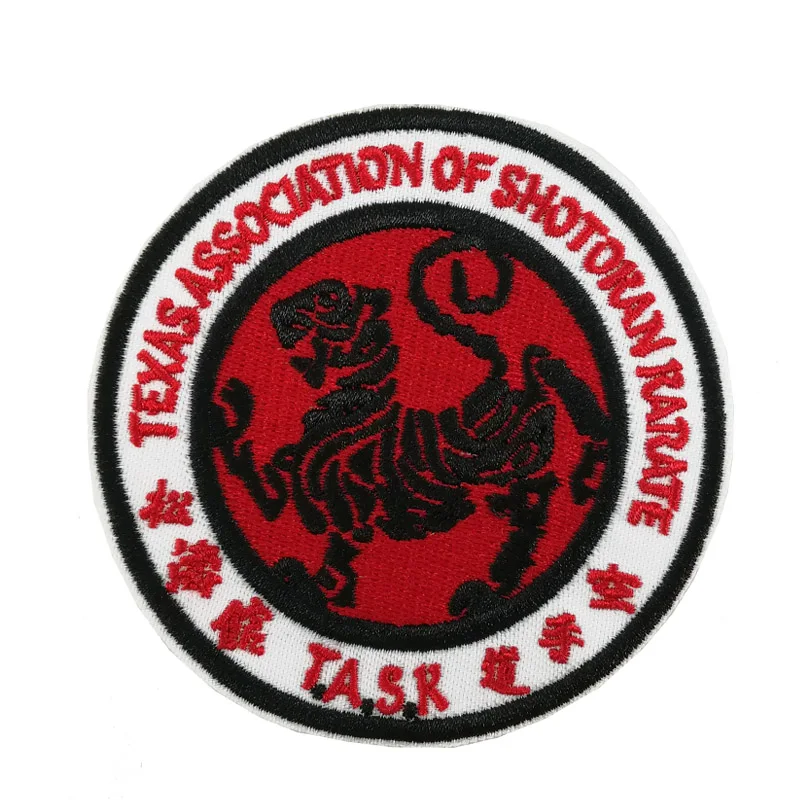 

Texas association of shotokan karate patch Morale Tactical Military Patch Martial Arts Embroidered Iron/Sew on Badge for clothin