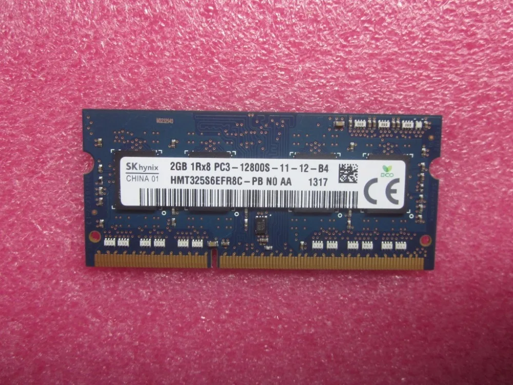 

Application cable to T420 T420I T520 T520I W520 T430 T430I T430S T530 W530 X230 X220 2GB PC3-12800 DDR3-1600MHz memory