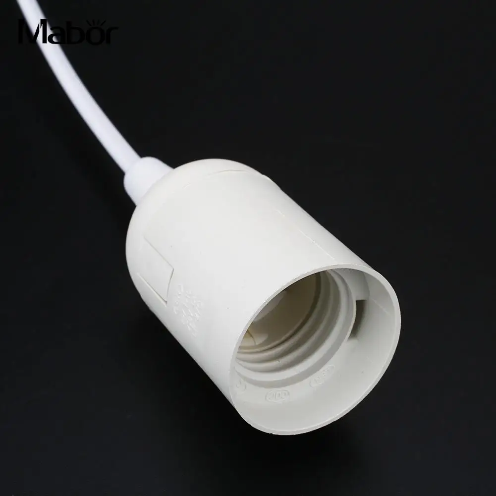 6 FT Cord E26 E27 Light Bulbs Base Socket Outlet Adapter Switch US Plug