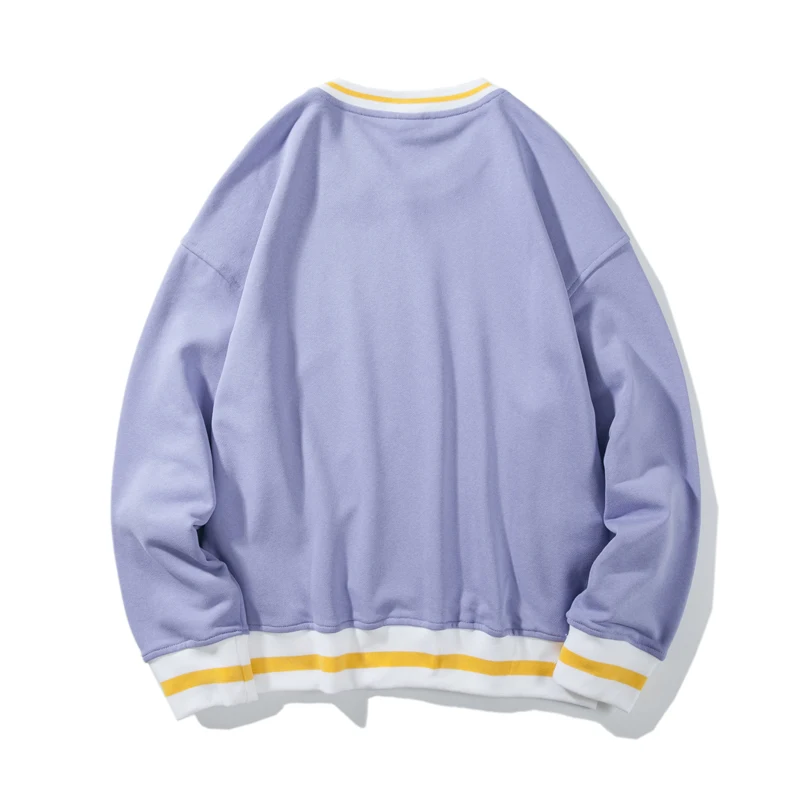 Una Reta/фиолетовый свитер с принтом; Новинка; Модный осенний пуловер в стиле хип-хоп с длинными рукавами; мужской спортивный костюм; Harajuku; уличная толстовка с капюшоном