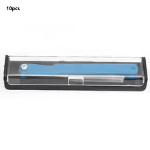 10 шт. 100 мм щупа 14 лезвий инструмент измерения толщины 0,05-1 мм