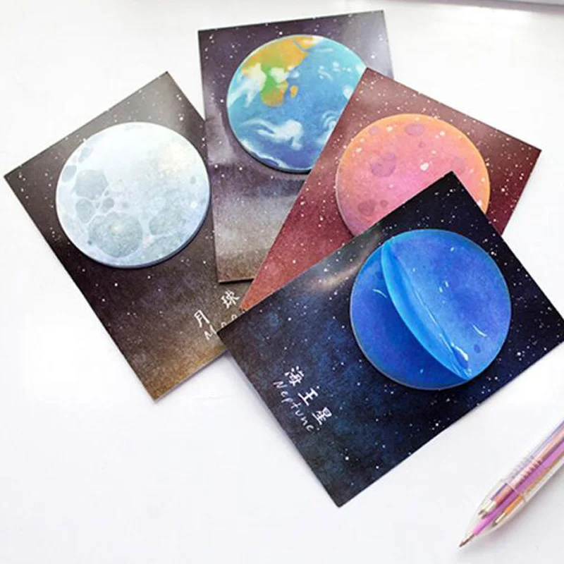 

New 10 sets/lot Cute Memo Pad Post it stickers Sticky Notes Paper Notepad Stationery Office Supplies Organizer Notices Sticker