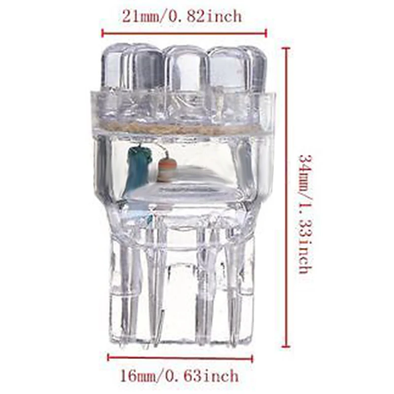 2 шт./компл. T20 7443 7440 9LED сигнала поворота Стоп-сигнал заднего фонаря светильник лампы белого цвета