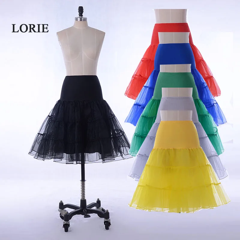 

Hot Sale Short Petticoat For Wedding A Line Vintage Tulle Petticoat Crinoline Underskirt Rockabilly Swing Tutu Skirt Slip