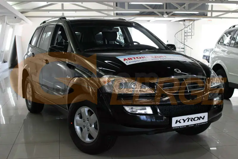 Для Ssangyong Kyron 2005- отличные ангельские глазки ультра яркие фары освещение CCFL ангельские глазки комплект Halo Кольцо