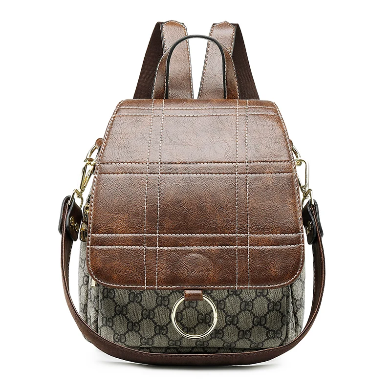 

Luxury women backpack new tide female women laptop backpacks large capacity pu leather school bags teenager girls