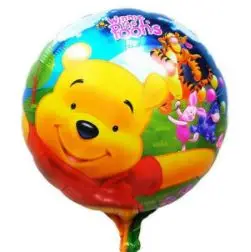 

18inch winnie Cartoon Balloon Float air balls baloons Wedding birthday party decoration Kids Inflatable Toys