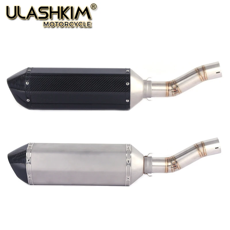 

K7 GSXR 600 750 GSXR700 GSXR750 Motorcycle Exhaust Muffler Middle Link Pipe Full System Slip On For Suzuki GSX R600 R700 R750 K7