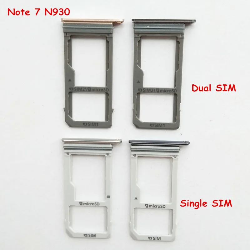 

Dual/Single SIM Card Tray Holder Micro SD Card Slot Holder Adapter for Samsung Galaxy Note 7 N930