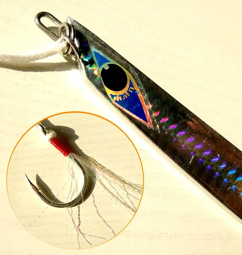 Япония 1pc 120g/210g ведущая рыбу свинцовая блесна нож джиг смешанный 2 цвета с отдельными посылка