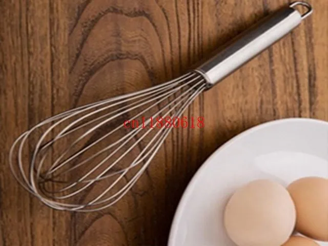 100 шт./лот яйцо ручной венчики Нержавеющая сталь домашний мини-яйцо случае муки Кухня мешалка смеситель яйцо делитель