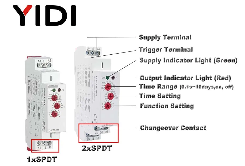 GRT8-M 16А Многофункциональное реле таймера din-рейка таймер 10 функций выбор AC DC 12 В 24 В 220 в 230 В реле времени