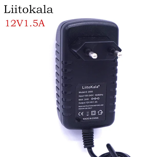LiitoKala 12 V 1 5 A адаптер для lii - 260 lii-300 2A 400 500 зарядное устройство | Электроника