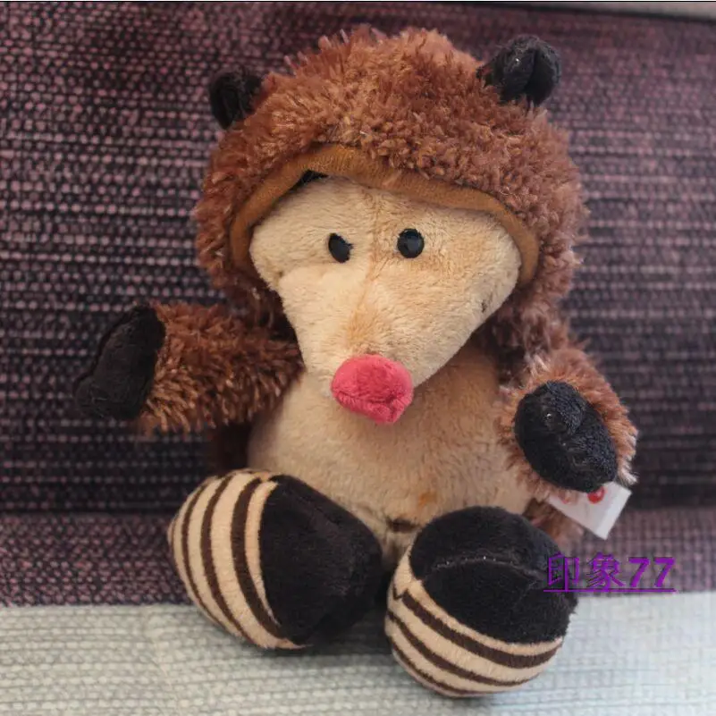NICI plush toy stuffed doll cute soft Red nose hedgehog Heterothermic