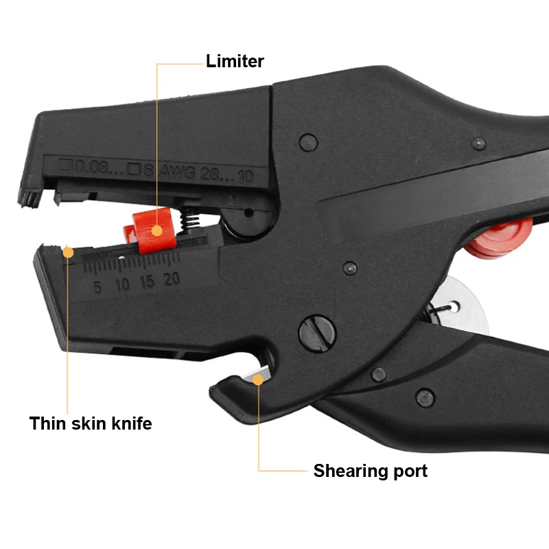 1 шт. Автоматический зачистки проводов Универсальный Утконос электрические провода зачистки плоскогубцы диапазон 0,08-6 мм2 щипцы для кабеля инструменты