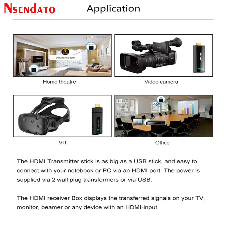W2H NANO 1080P 30 м 100FT Беспроводная передача wifi HDMI удлинитель передатчик HD Отправитель Комплект передачи для PS4 DVD проектор