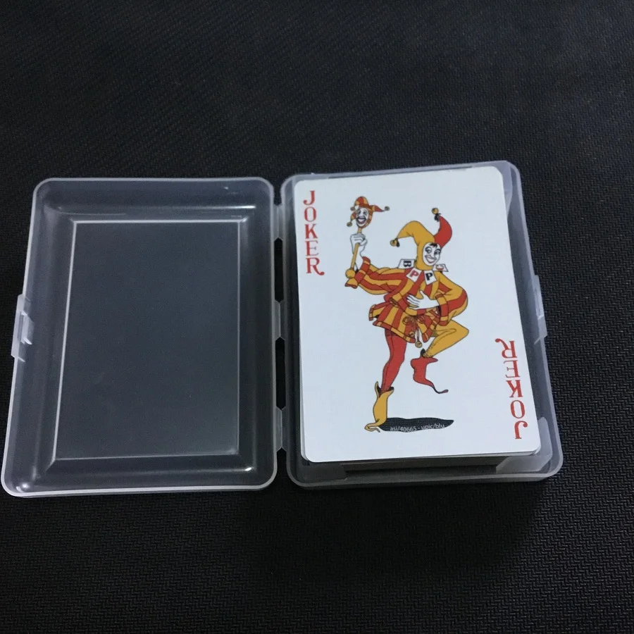 Прозрачные пластиковые коробки игральные карты контейнер PP чехол для хранения Упаковка Покер коробка для карточных игр Набор для игры в покер