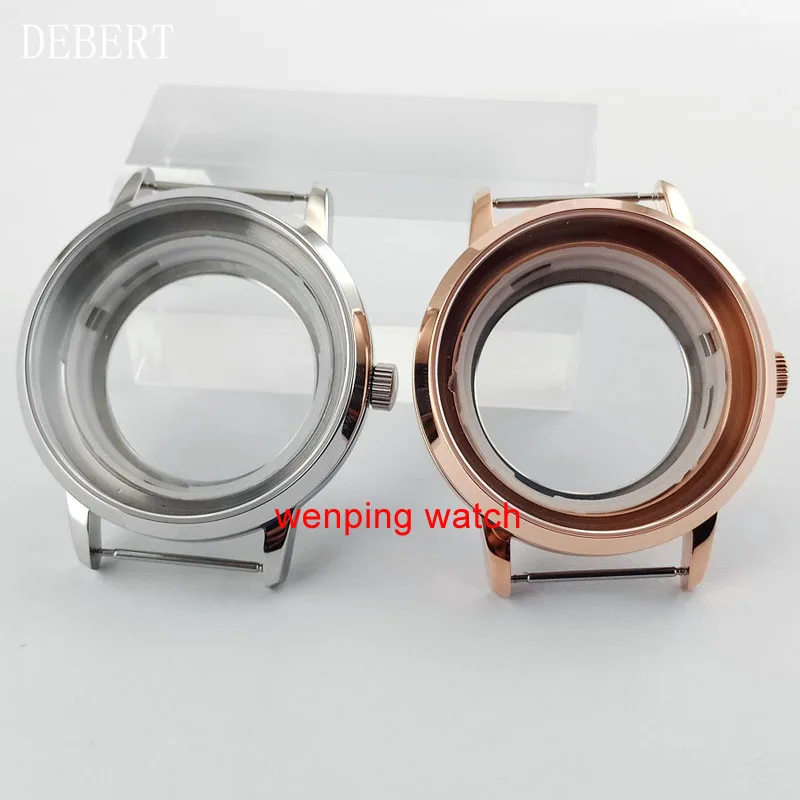 Полировочный ободок Miyota 8205/8215/821A, Mingzhu DG2813/3804 комплект 40 мм серебряное с сапфиром корпус часов