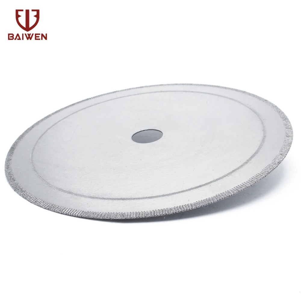 150 мм Алмазный лапидарный пилы обрезки лезвия Супер тонкий край мокрый режущий диск ювелирные инструменты для стекла камень 25 мм диаметр