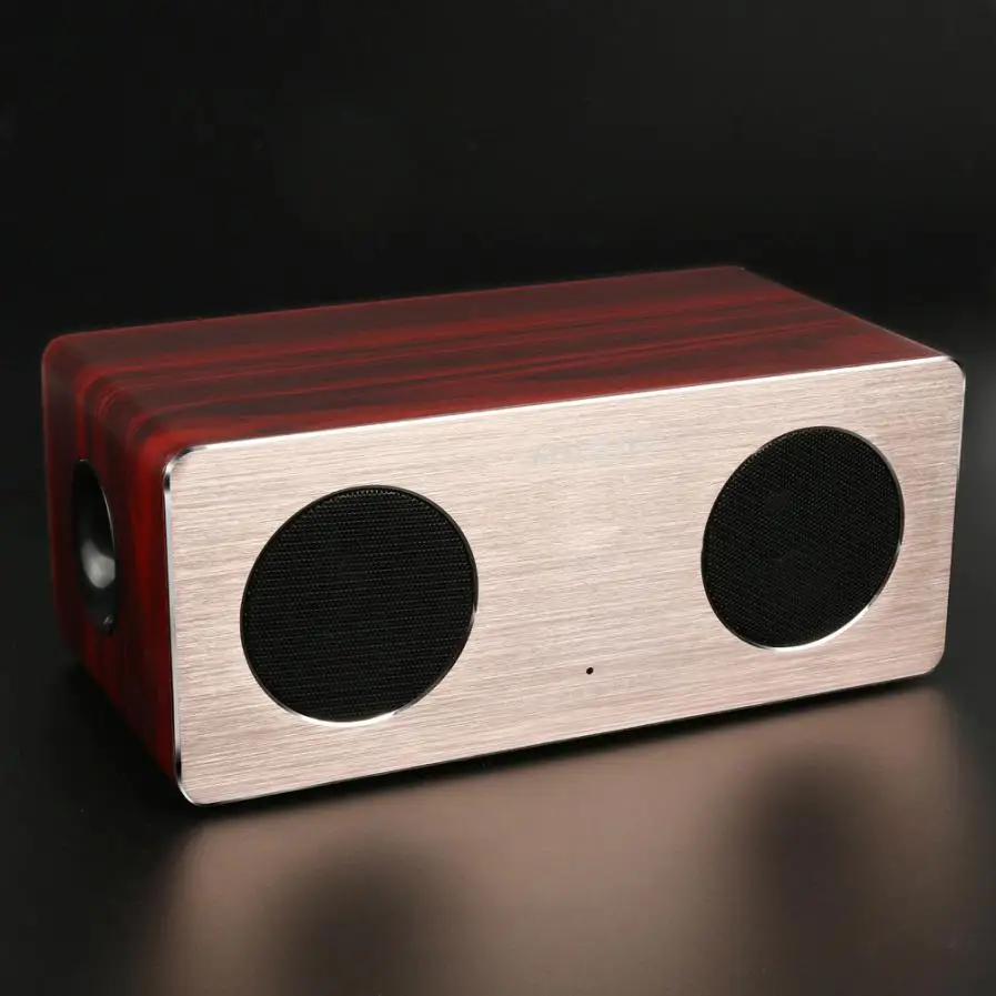 

HIPERDEAL Portable Audio Video Speakers Retro Wood Wireless Bluetooth Speaker HiFi Speaker Bluetooth 3D Loudspeakers jan3