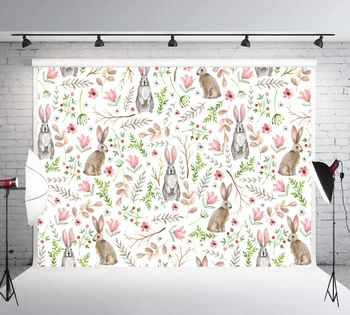 

Pink flower spring Easter Photography Backdrops photo background Studio Props baby children picture party decoration Xt-7580