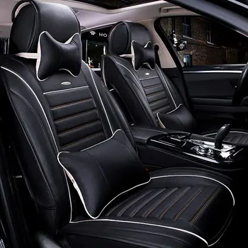 

Four seasons universal full encircling car seat cover Pu pedestal cushion cover,car seat cushion,fit most of cars,free charge