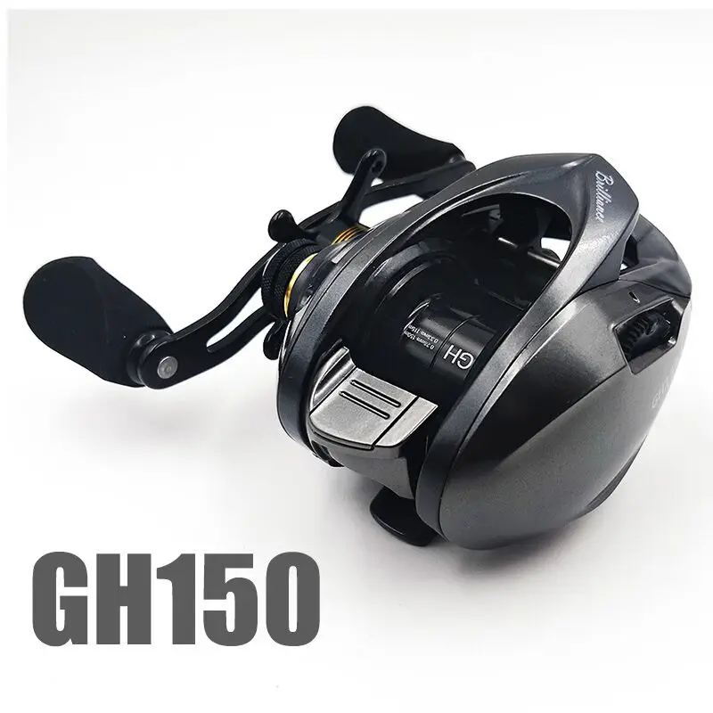 Новая катушка для приманки GH150 GH100 7,2: 1 самая легкая Приманка литья Рыболовная катушка для окуня тилапии форель окунь