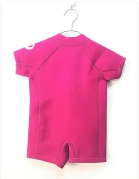 

3MM Kids Anti UV Jellyfish Snorkeling Surfing Wetsuit Girls Scuba Short Sleeve Neoprene Sunscreen Warmth Bathing Swim DivingSuit