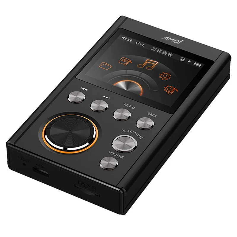 AMOI X10 MP3 плеер обновленная версия HIFI без потерь DSD музыкальный плеер MP3 Спорт Walkman