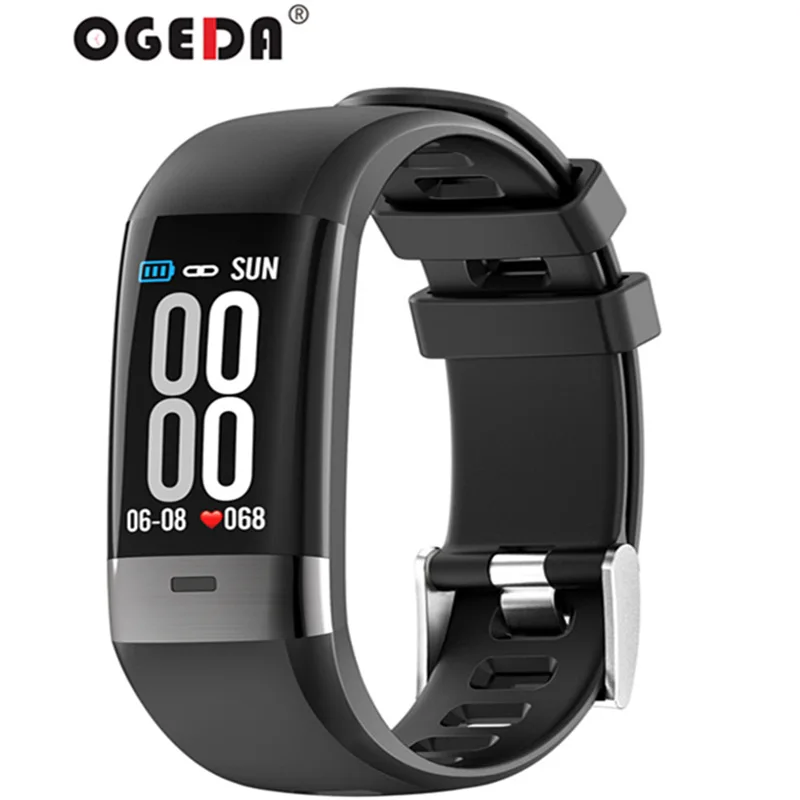 Baru Smart Jam Tangan Pria Jam EKG Smart Olahraga Gelang Heart Rate Tekanan Darah Pedometer