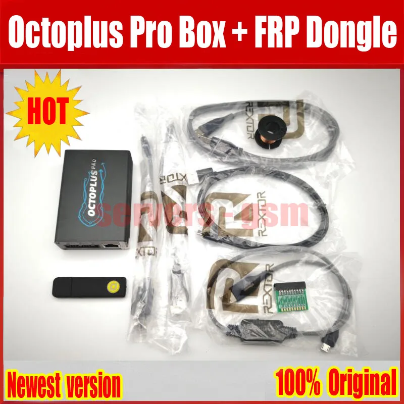 Octoplus Pro Box + кабель + адаптер набор (активированный для samsung + LG + eMMC/JTAG + неограниченный sony Ericsson + Octoplus FRP Dongle