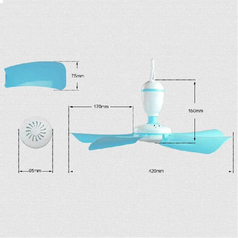 Маленькие потолочные вентиляторы мини Москитная сетка электрический вентилятор Бытовые вентиляторы большие ветровые сетки супер тихий веер 550