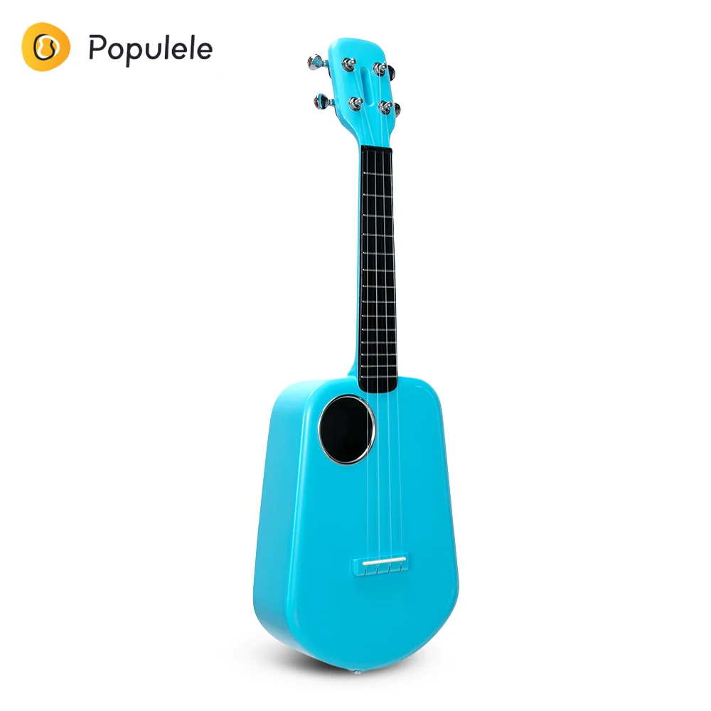 

Populele 2 LED Bluetooth USB Smart Ukulele 23 inch with Closed Knob
