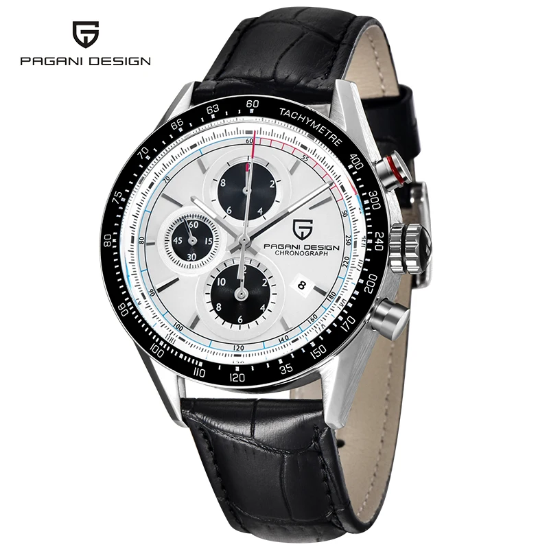 Pagani Элитный бренд Модные Для мужчин Часы Нержавеющая сталь кварцевые часы Дата