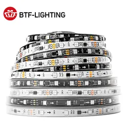 Vibrant RGB LED Strip Light with Addressable Brightness (DC12V) (5m 144 IP67)