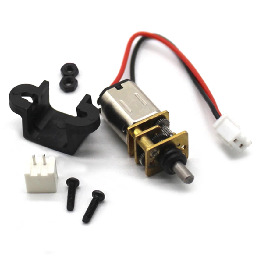 

1 Set 230-450 RPM N20 Geared Motor with Cable & Motor Mount DC 3-6V Metal Gearbox with Gearwheel DIY Smart Car Robot Motor