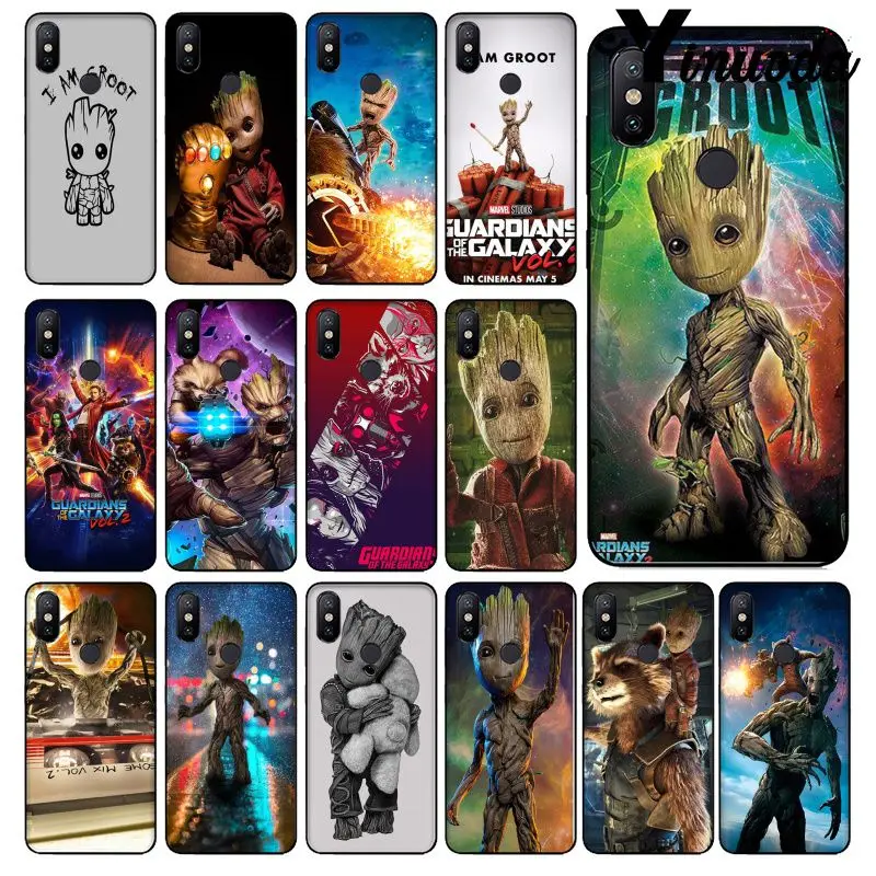 

Yinuoda Guardians of Marvel Soft Silicone black Phone Case for Xiaomi Mi 6 8 8 SE Note 3 Mi Note 3 Mix 2 2s Resmi 5 Coque Shell