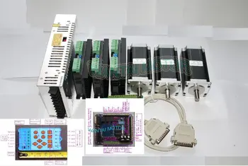 

3 Axis wantai Nema 23 Stepper Motor 425oz-in CNC & Driver 4.2A Peak current, 128 Microstep (Super Supplier, high quality)